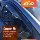 Weathershields for Hyundai Kona 2017-2023 Car Weather Shields Wind Deflectors Sun Visors-4