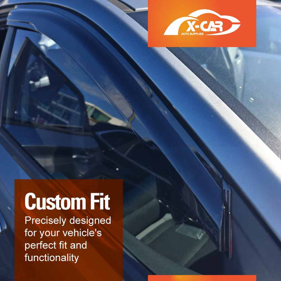 Weathershields for Hyundai Kona 2017-2023 Car Weather Shields Wind Deflectors Sun Visors