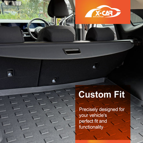 Retractable Cargo Cover for Hyundai Tucson 2021-2025 Canvas Trunk Luggage Security Shield Shade