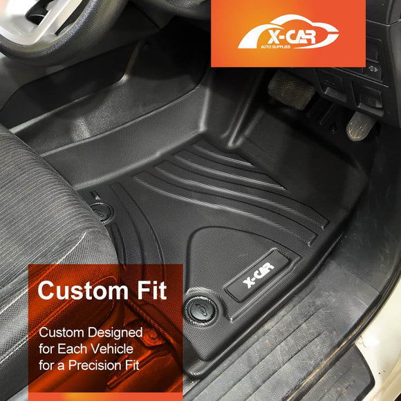 3D Floor Mats for Toyota NEW Hilux Dual Cab Auto 2025-Onwards All-Weather Car Liners