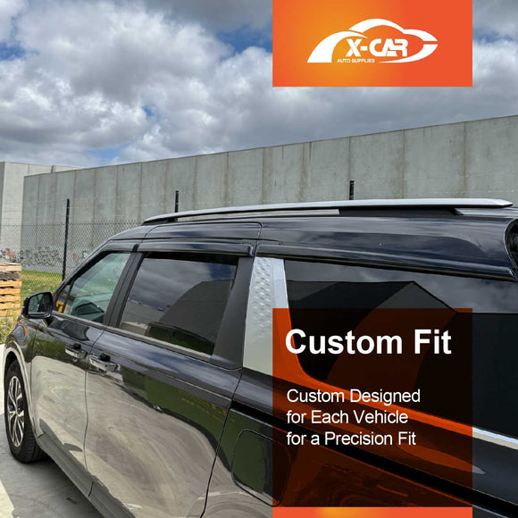 Weathershields for Kia Carnival KA4 Series 2020-2025 Car Weather Shields Wind Deflectors Sun Visors