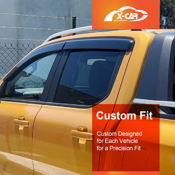 WeatherShields for Ford NEXT-GEN Ranger Dual Cab MY22 2022-Onwards