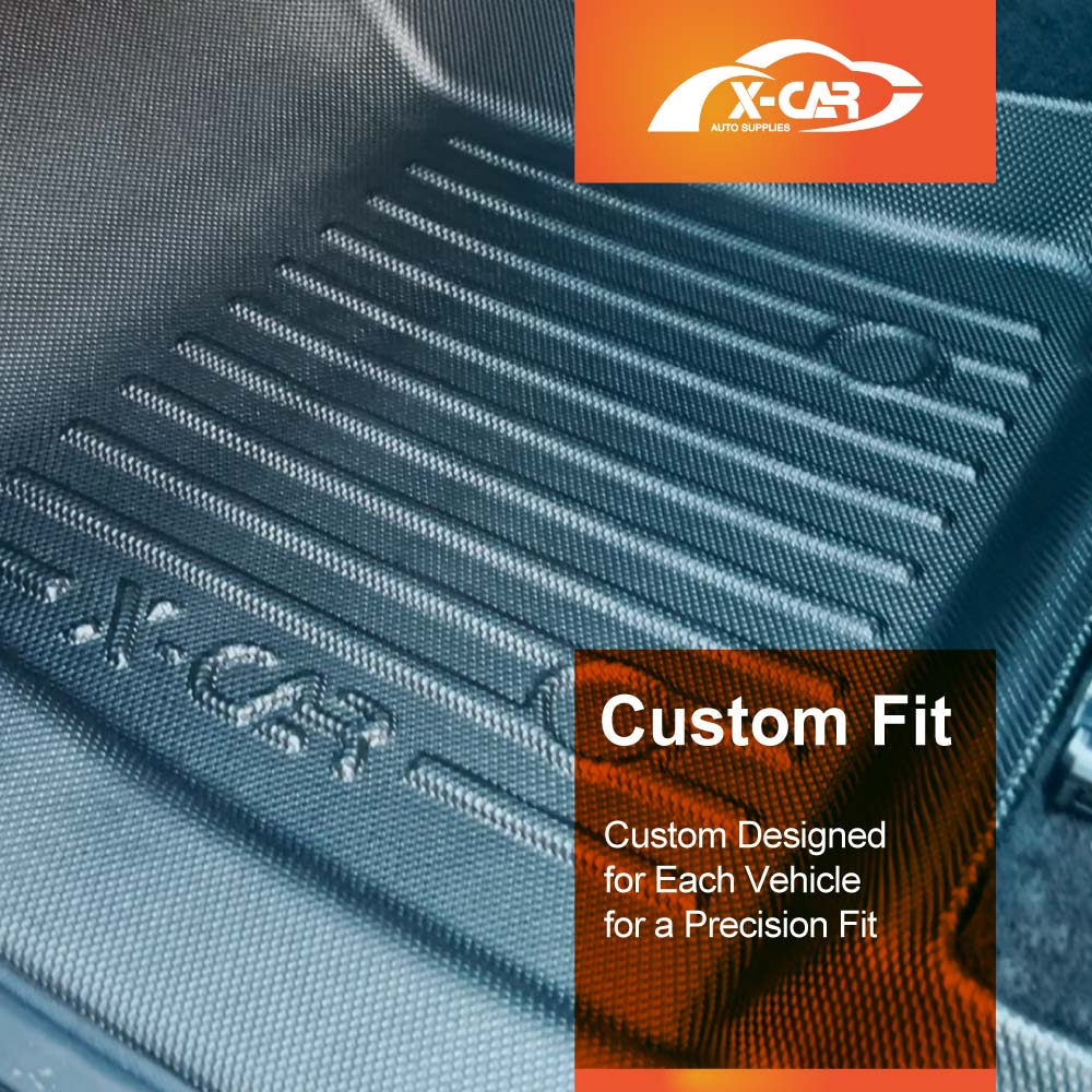 3D Car Mats for BYD Shark 6 2024-2025 All-Weather Floor Liners