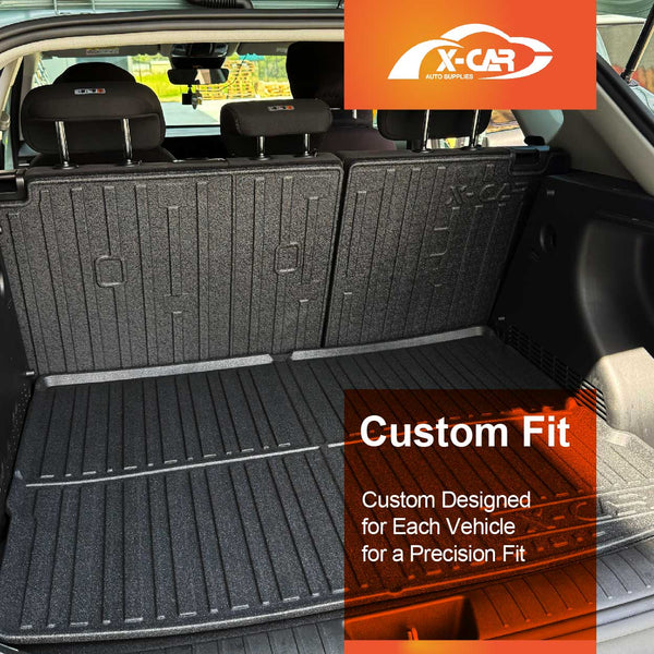 Boot Liner / Back Seat Protectors for Hyundai Kona 2023-2025 Trunk Cargo Mat Luggage Tray