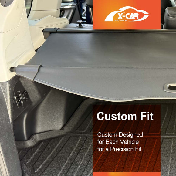 Retractable Cargo Cover For Subaru Forester 2012-2018 with Power Tailgate