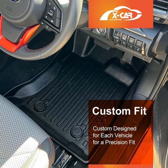 3D Floor Mats for Subaru Forester 5th Gen 2018-2025 All-Weather Car Liners