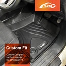 3D Front Floor Mats for Toyota Hilux Auto Single / Extra Cab 2016-2025 All-Weather Car Liners-4