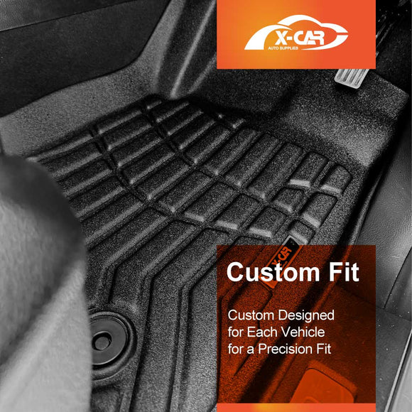 3D Floor Mats for Ford Everest 2015-2022 All-Weather Car Liners