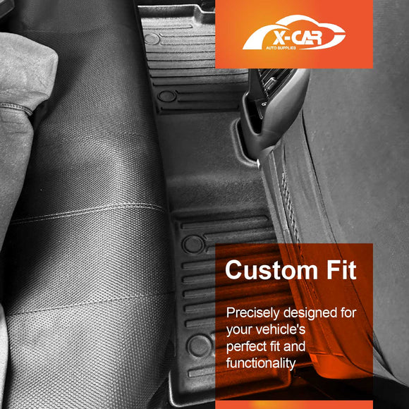 3D Floor Mats for Hyundai Kona 2023-Onwards All-Weather Car Liners