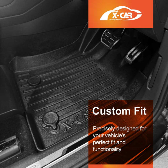 3D Floor Mats for Volkswagen VW Tiguan 2016-2024 All-Weather Liners