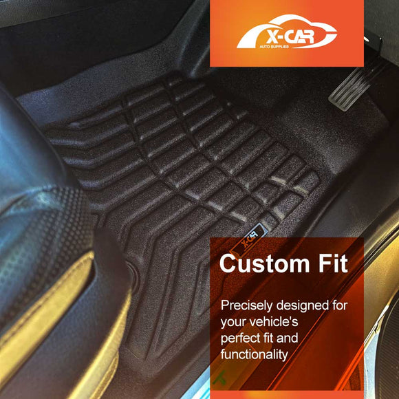 3D Floor Mats for Ford Everest 2015-2022 All-Weather Car Liners