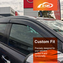 WeatherShields for Ford Everest 2015-2022 Car Weather Shields Wind Deflectors Sun Visors-7