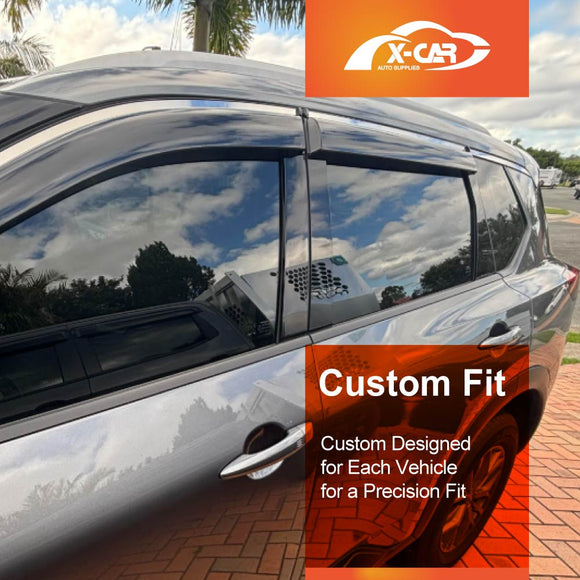 WeatherShields for Nissan X-trail Xtrail T33 2022-Onwards Car Weather Shields Visors Stainless