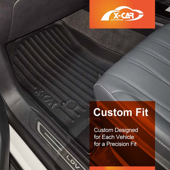 3D Floor Mats for LDV D90 2017-2024 All-Weather Car Liners