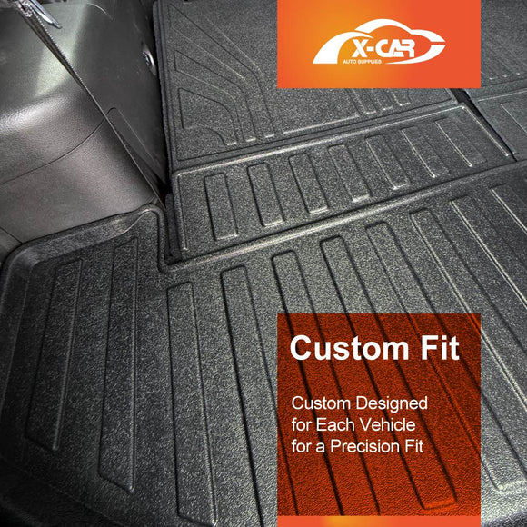 Boot Liner/Back Seat Protector for Chery Tiggo 8 Pro Max 2024-Onwards All Weather Car Mats