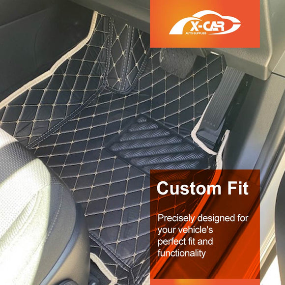 Car Floor Mats For Mazda Mazda CX-30 2019-Onwards Premium PU Leather