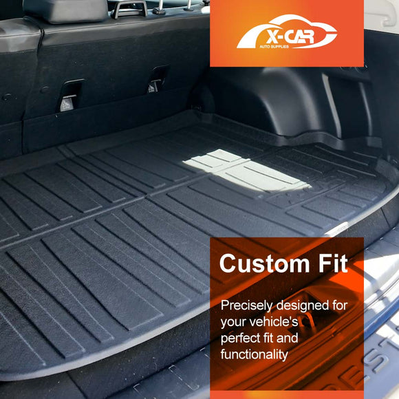 Boot Liner/ Back Seat Protector for Subaru Forester 2012-2018 All Weather Cargo Mat