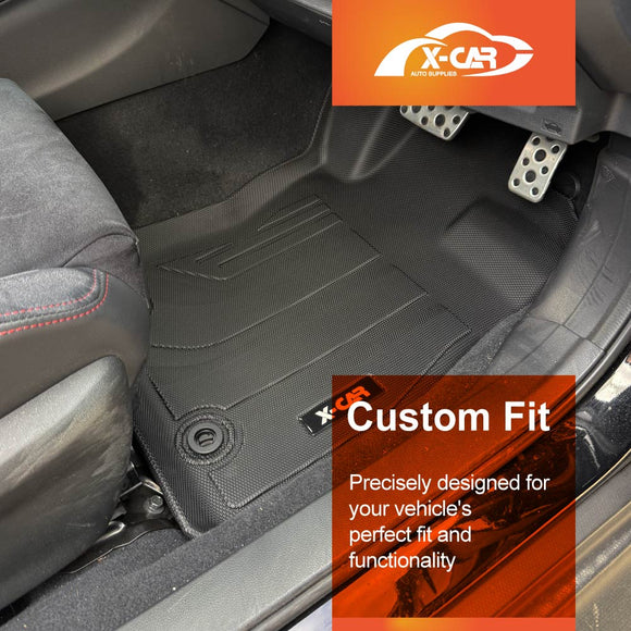 3D Car Floor Mats for Subaru WRX VB/VN Series Auto 2022-Onwards All-Weather Liners