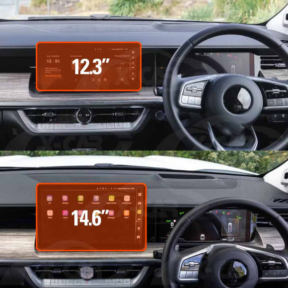 GWM Cannon Alpha 2024-2025 Tempered Glass Dash Screen Center Console Screen Protector