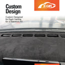 Dash Mat for GWM Cannon 2024-Onwards Non-Slip Microfiber Dashboard Pad-6