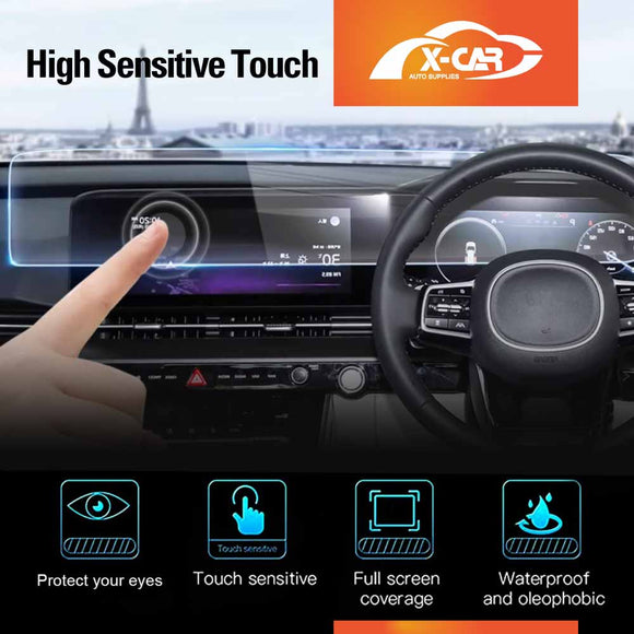 Screen Protector for Kia Carnival KA4 PE Series 2024-Onwards Touchscreen Anti-Scratch Film Cover