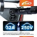 EV Charger Adapter Type 1 to Type 2 Connector Charging Socket SAE J-1772 to IEC62196 32A 250V AC IP54 MG ZSEV-4