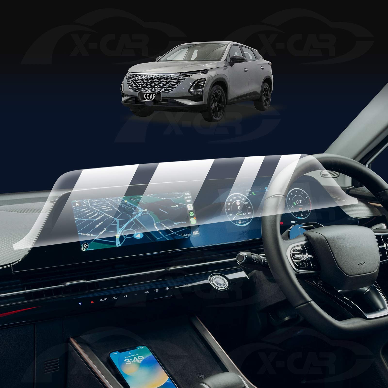 Screen Protector for Chery OMODA 5 2023-Onwards Touchscreen Anti-Scratch Film Cover