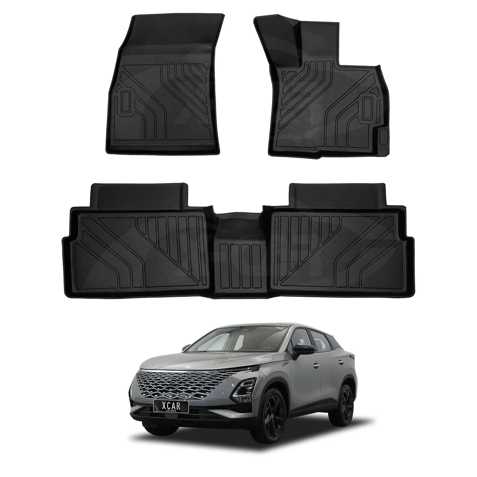 [Pre-order]3D Floor Mats for Chery OMODA 5 E5 2024-Onwards All-Weather Car Liners