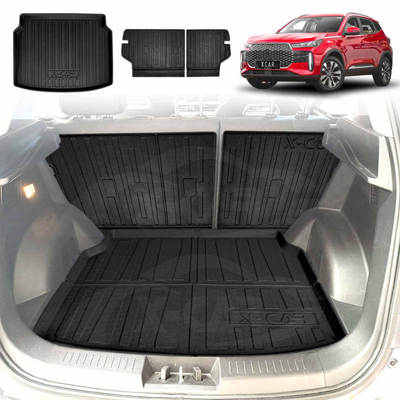 Boot Liner/ Back Seat Protector for Chery Tiggo 4 Petrol 2025-Onwards All Weather Car Mats