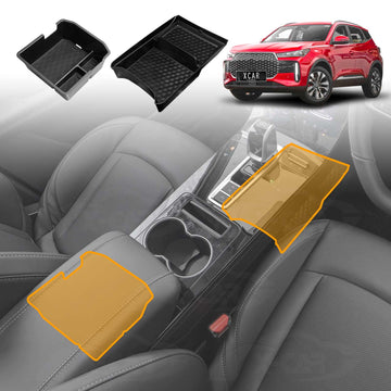 Centre Console Organizer for Chery Tiggo 4 2025-Onwards Armrest Tray Storage Box Interior Accessories