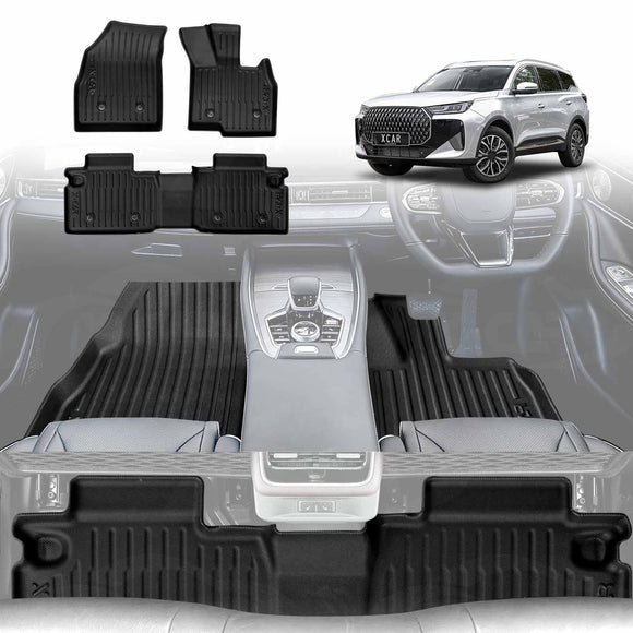 3D Floor Mats for Chery Tiggo 7 2025-Onwards All-Weather Car Liners