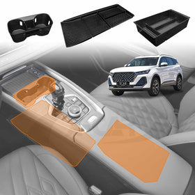 Centre Console Organizer Tray for Chery Tiggo 7 Pro 2023-Onwards Armrest Storage Box Cup Holder Car Accessories