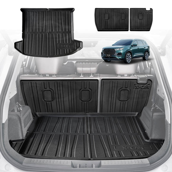 Boot Liner/Back Seat Protector for Chery Tiggo 8 Pro Max 2024-Onwards All Weather Car Mats