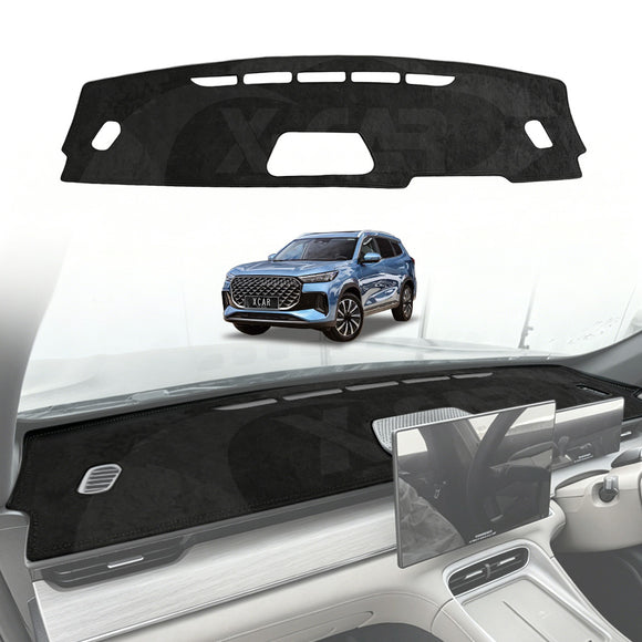 Dash Mat for Chery Tiggo 8 Super Hybrid 2025-Onwards without HUD Non-Slip Microfiber Pad Cover Interior Accessories