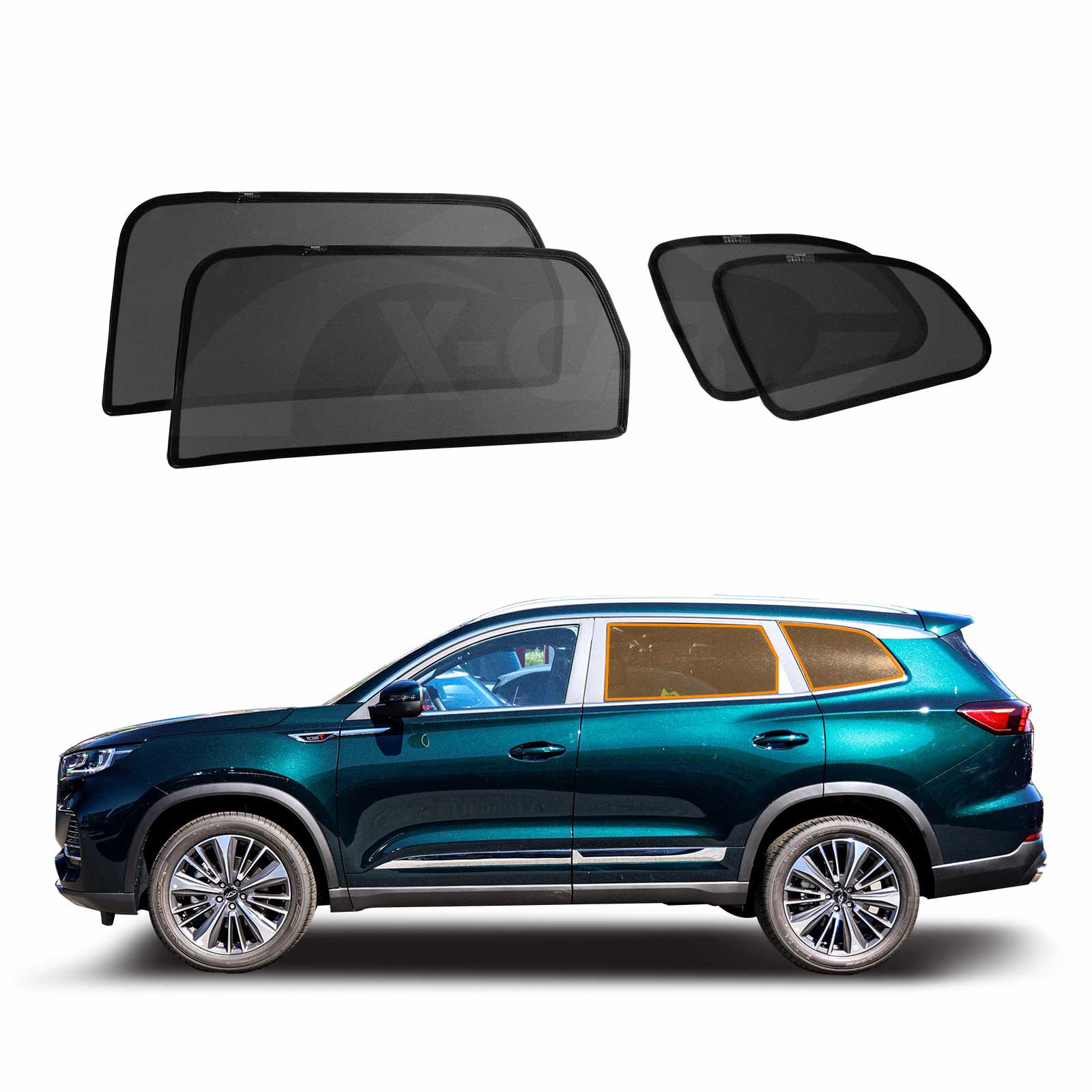 Window Sun Shade for Chery Tiggo 8 Pro Max 2024-Onwards Sun Blind Mesh