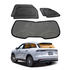 X-CAR window sun shades installed on Chery Tiggo 9 car windows.