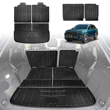 Boot Liners/ Back Seat Protector for Chery Tiggo 9 Super Hybrid 2025-Onwards Cargo Mats