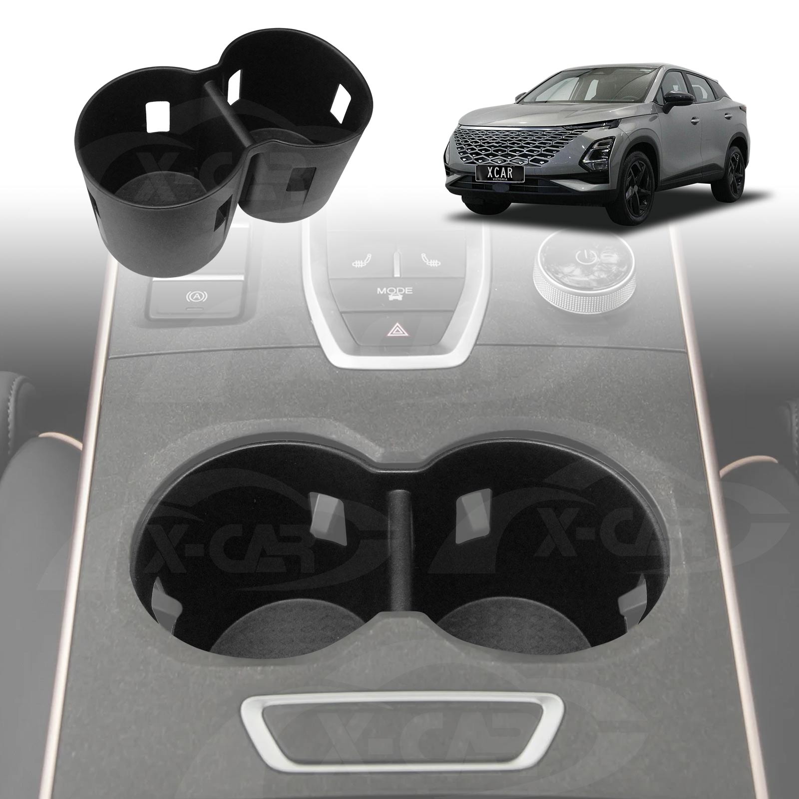 4 stuks antislip onderzetters voor bekerhouders in de auto, universele 4 stuks antislip onderzetters voor bekerhouders in de auto, universele
