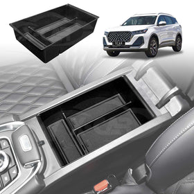 Centre Console Organizer Tray for Chery Tiggo 7 Pro 2023-Onwards Armrest Storage Box Cup Holder Car Accessories - 0