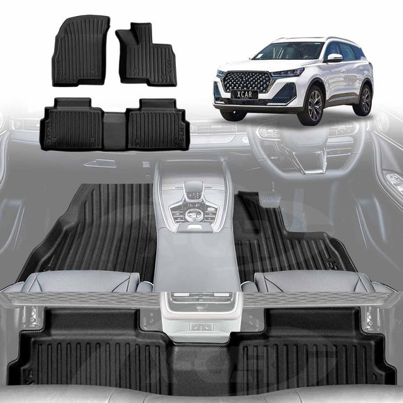 3D Floor Mats for Chery Tiggo 7 Pro 2023-Onwards All-Weather Car Liners