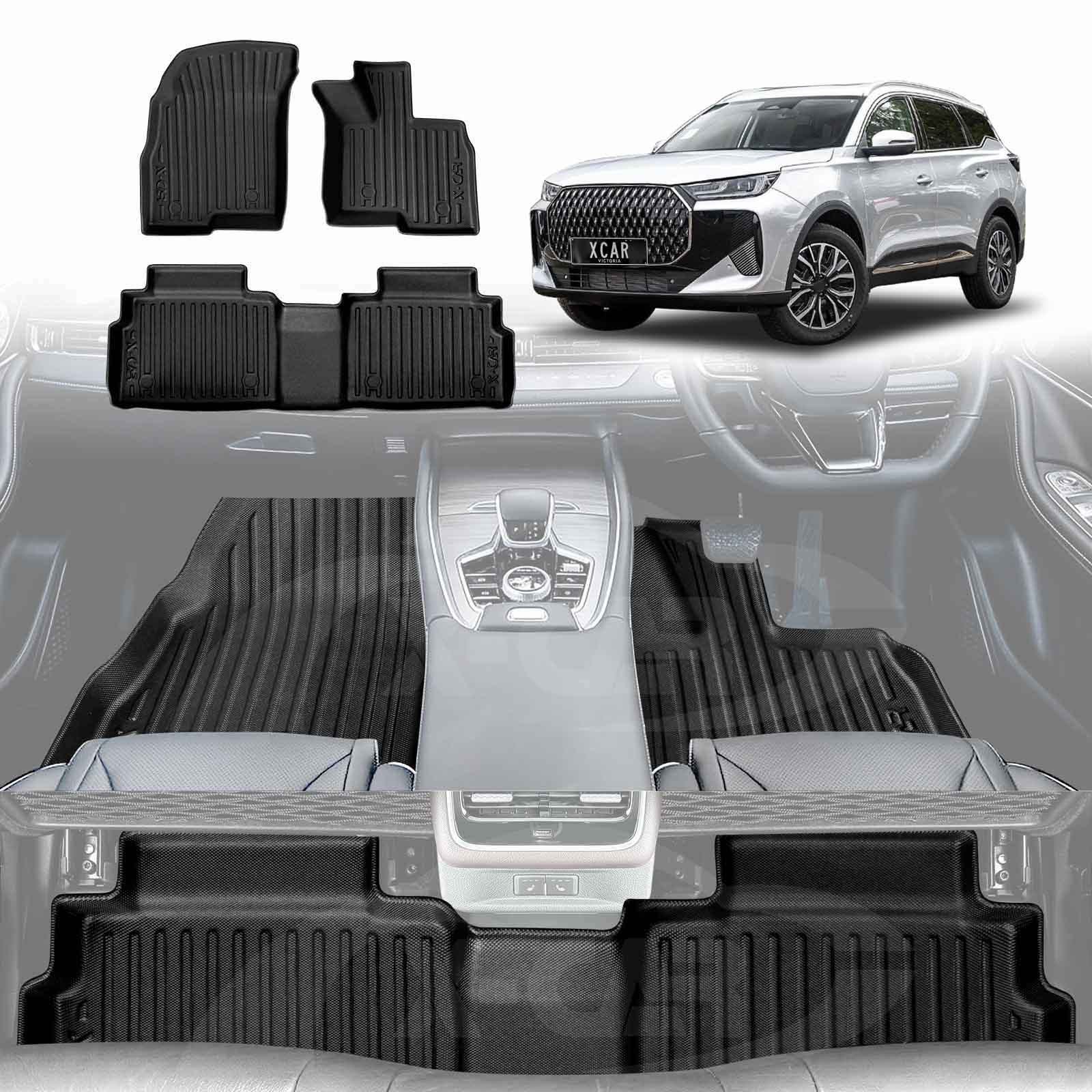 3D Floor Mats for Chery Tiggo 7 2025-Onwards All-Weather Car Liners