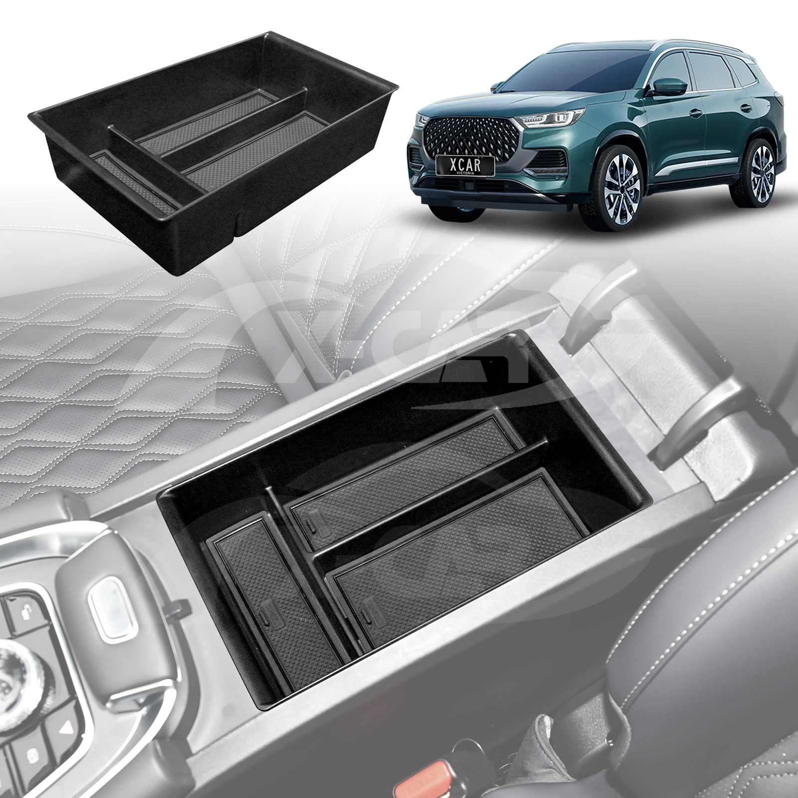 Centre Console Organizer Tray for Chery Tiggo 8 Pro Max 2024-Onwards Armrest Storage Box Cup Holder Car Accessories - 0