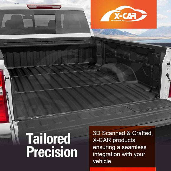 Tub Liner for Chevrolet Silverado HD LTZ 2020-Onwards Heavy Duty All Weather Cargo Trunk Mat Luggage Tray