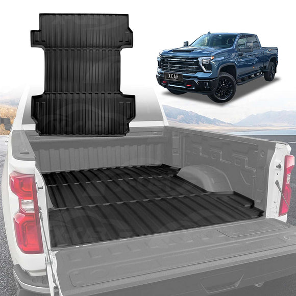 Tub Liner for Chevrolet Silverado HD LTZ 2020-Onwards Heavy Duty All Weather Cargo Trunk Mat Luggage Tray