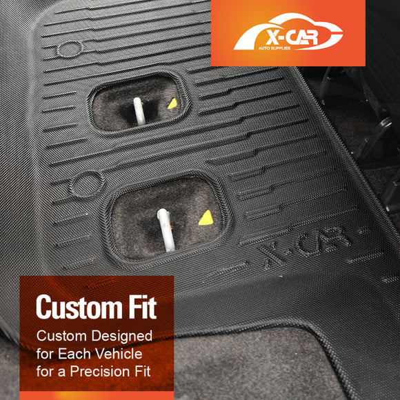3D Floor Mats for Isuzu MU-X MUX 2013-2021 All-Weather Liners