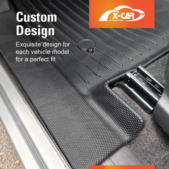 3D Floor Mats for Isuzu MU-X MUX 2013-2021 All-Weather Liners