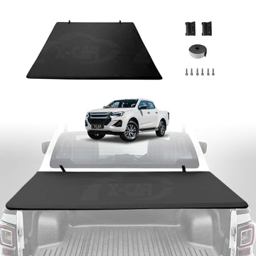 Soft Tonneau Cover for ISUZU D-MAX DMAX Dual Cab 2020-Onwards Tri-Fold Ute Tub Bed