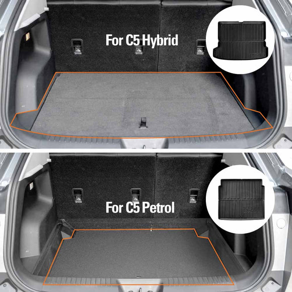 Boot Liner / Back Seat Protector for Chery C5 2025-Onwards Heavy Duty Cargo Trunk Mat