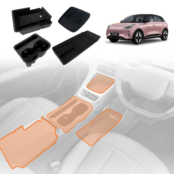 Centre Console Organiser for Geely EX2 EX 2 2026-Onwards Armrest Tray Storage Box Wireless Pad