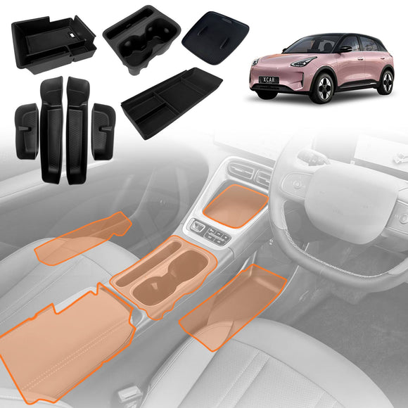 Centre Console Organiser for Geely EX2 EX 2 2026-Onwards Armrest Tray Storage Box Wireless Pad